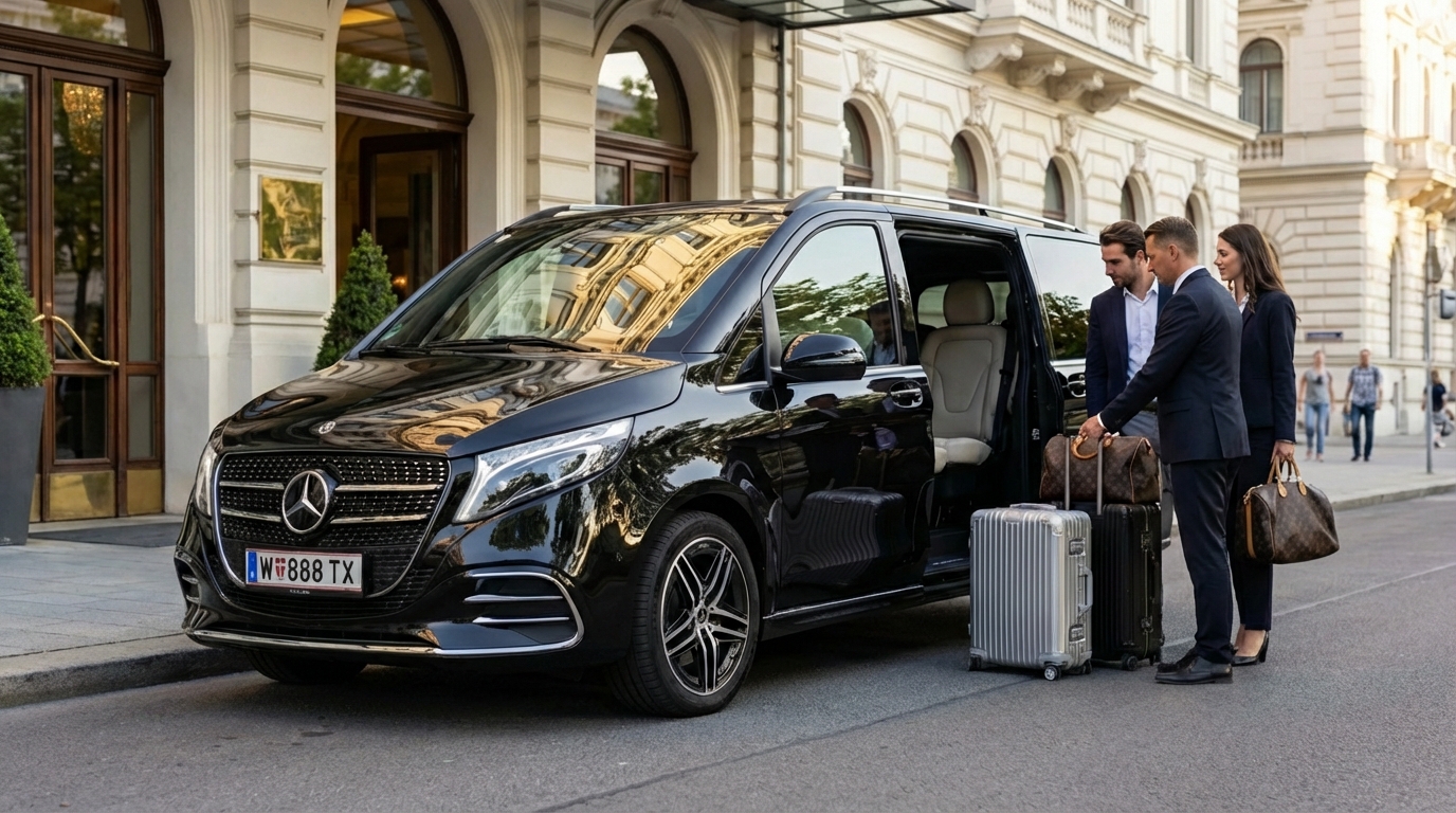 Mercedes V-Klasse – komfortabler Shuttle-Service in Wien